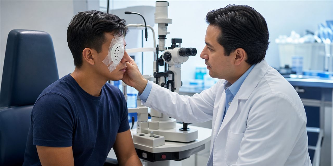Imagen de apoyo sobre Traumas oculares